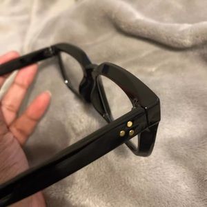Black square shein glasses (worn once)